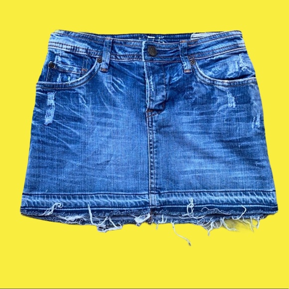 575 denim Dresses & Skirts - 3 for $15 🏷 575 distressed Denim Penny  Skirt